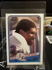 1988 Topps #105 Alonzo Highsmith Rookie (RC) Houston Oilers Football Card NM/MT. rookie card picture