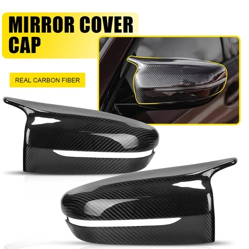 2pcs Carbon Fiber Car Wing Door Side Mirror Cover Fit BMW G20 2019+ Left&Right
