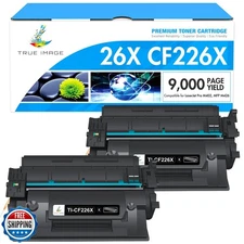 TRUE IMAGE CF226X 26X Toner Cartridge for HP Printer Replacement for HP 26X C