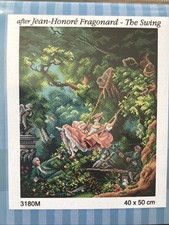 Printed needlepoint  tapestry Canvas Only Orchidea 40x50 Cm