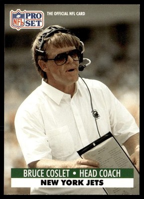 1991 Pro Set Bruce Coslet New York Jets #252