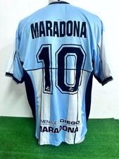 MAGLIA MARADONA LAST MATCH WORN ISSUE SHIRT JERSEY CAMISETA ARGENTINA NAPOLI COA