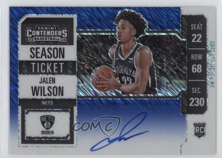 2023-24 Panini Contenders Ticket Variation 9/21 Jalen Wilson Rookie Auto RC 17zi
