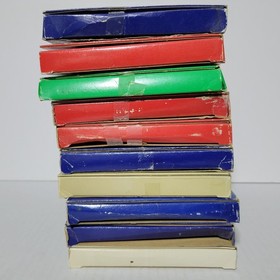 Mattel Intellivision Game Lot of 10 Games Boxes Some Overlays Instructions READ