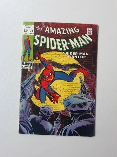 Amazing Spiderman 70 Marvel Comics 1969 Spider-man