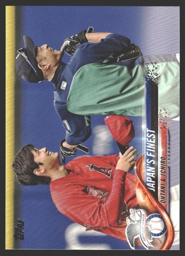 Japan's Finest (Shohei Ohtani / Ichiro) #US153 2018 Topps Update