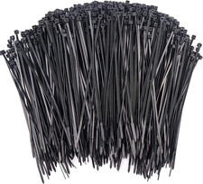 1000 Pcs Zip Ties, 6 Inch Self-Locking Nylon Cable Ties, Premium Heavy Duty Plas