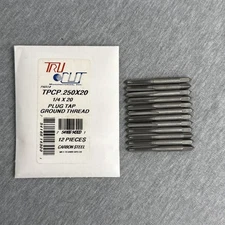 Tru Cut TPCP.250X20 Ground Tread Plug Tap - 1/4 x 20 - (12-Pack)
