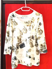 ELEGANTER SOMMER PULLOVER GR M MIT STRASS