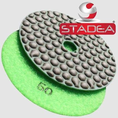 STADEA 4" DIAMOND POLISHING PAD DRY Grit 50 for Variable Speed Grinder Polisher Granite