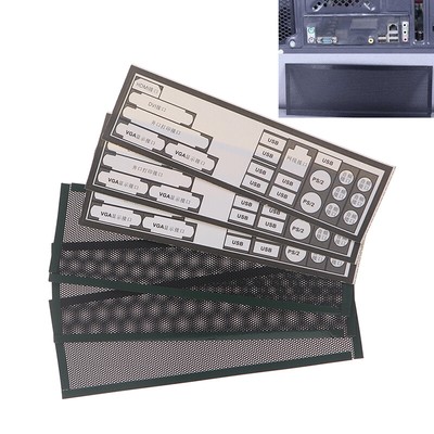 3Pcs PVC Dust Filter Universal DIY Shield Back Plate For Computer Chassis I/ _r1