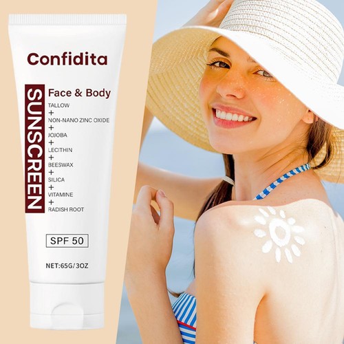 Confidita's Tallow Sunscreen SPF 50, Organic Natural Tallow Sunscreen, Clean Y0 - Picture 3 of 9