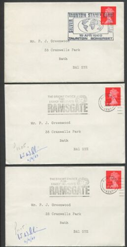 GB Briefmarken gemischte Sammlung von QEII Postposten 1966-1985 - Bild 2 von 6