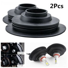 2X Car LED Headlight Dust Cover Cap Waterproof Dustproof C6 Inner Diameter 32mm