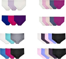 Fruit of the Loom Women's Plus Fit for Me Breathable Brief Panties