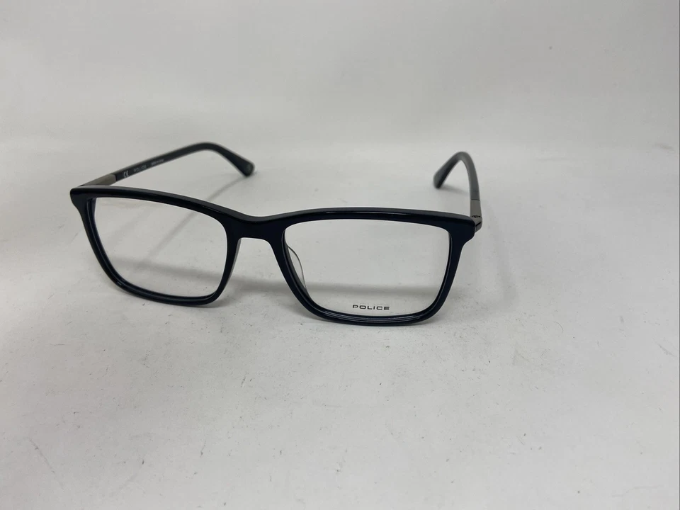 VASO GAFAS POLICÍA 1 VPLD 11N 54-17-145 NEGRO BRILLANTE BISAGRA FLEXIBLE QU37 Foto 3 de 4