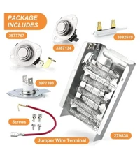 NEW 279838, Kenmore Heating Element w/Thermostat Part  W10724237 3398064