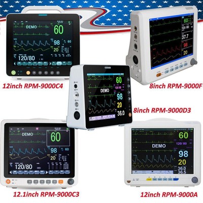 8''/12''/12.1'' ICU CCU Vital Sign Patient Monitor ECG NIBP RESP TEMP SPO2 PR