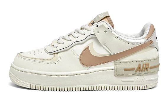 New NIKE AIR FORCE 1 SHADOW Casual Women's Sneakers Shoes size 9.5  Sail Fossil