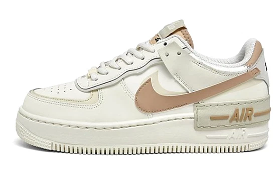 Nuove scarpe sneakers NIKE AIR FORCE 1 SHADOW casual da donna taglia 9 5 Sail Fossil