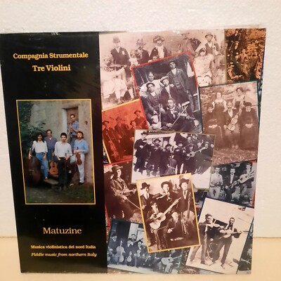 COMPAGNIA INSTRUMENTALE TRE VIOLINI MATUZINE LP 33 GG 1987 A. C. BARABAN ACB/DF 03