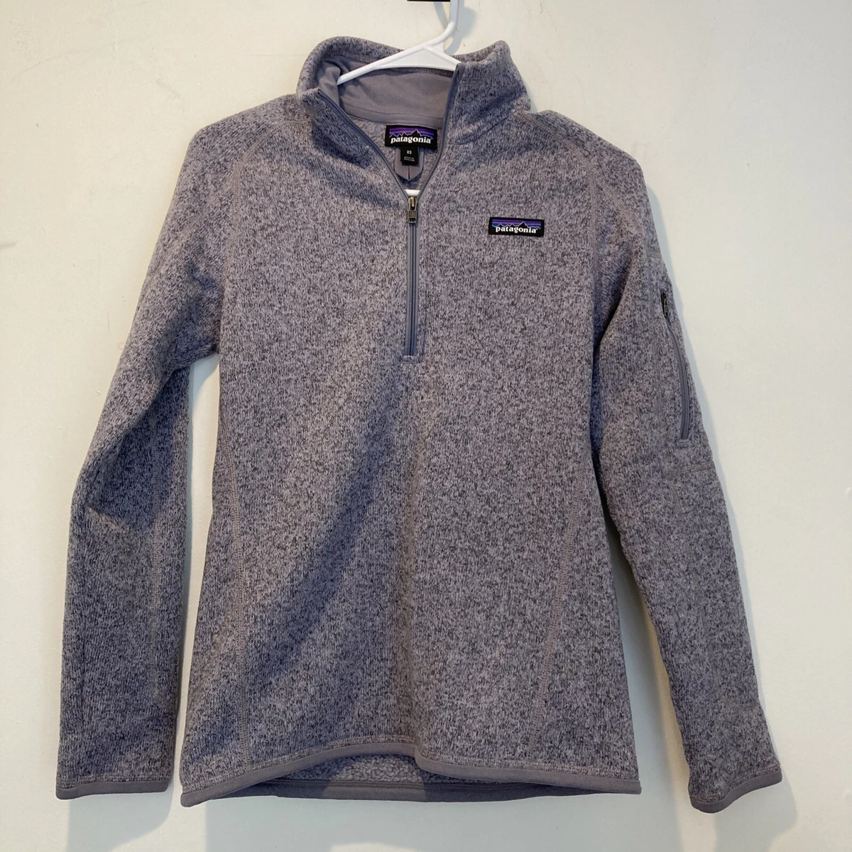 Patagonia Better Sweater 1 4 Zip Women s X Small Gray STY25617