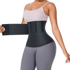 Waist Trainer for Women Sauna Belt Tummy Wrap plus Size Snatch Me up Bandage