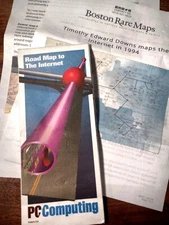 EXTREMELY RARE 1994 Road Map to the Internet Timothy Edward Downs PC Computing