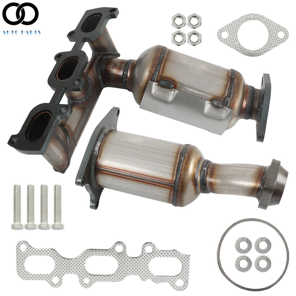 Front an Rear Catalytic Converter For 2011-2014 Ford Edge 3.5L 3.7L