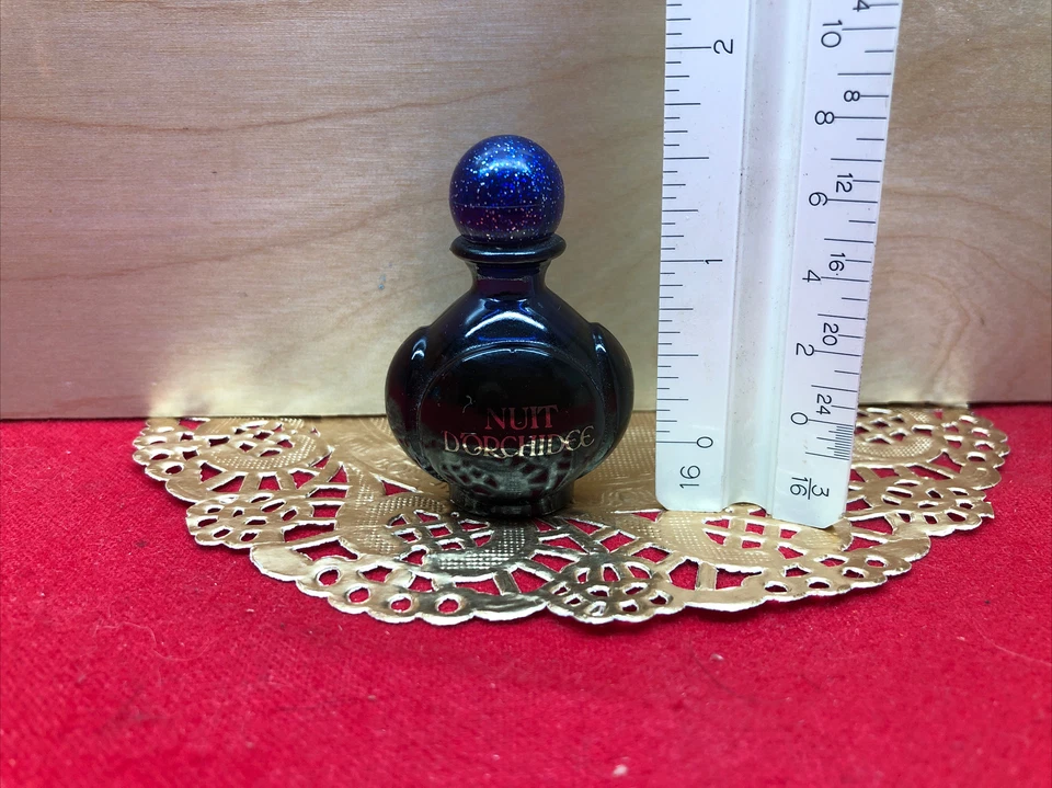 YVES ROCHER NUIT D'ORCHIDEE Perfume .25oz/7.5ml EDT Botella Miniatura Nuevo de Lote Antiguo Foto 2 de 2