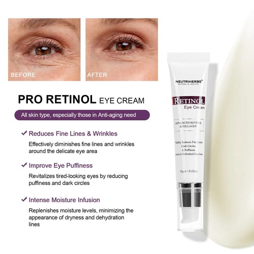 Skincare Sets: Retinol Eye Cream + Face Serum (Acne, Oily, Spots) by Neutriherbs - Picture 2 of 12