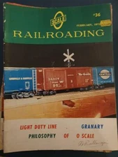 Scale Railroading Magazine Run No: 36 Feb 1975 Good condition