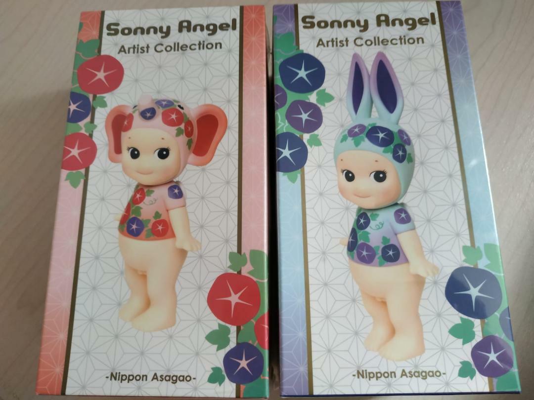 Sonny Angel 2016 160 % colección de artista serie Nippon Asagao conejo y elefante