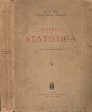 Elementi di Statistica. . Livio Livi. 1939. IV.