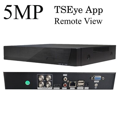 5 MP Turbo HD CCTV System DVR Recorder 4 Kanal 1080P HDMI BNC UK Fernansicht