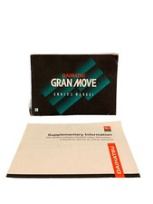 DAIHATSU GRAN MOVE CAR MODEL OWNERS MANUAL / HANDBOOK 1998 please read Low Price