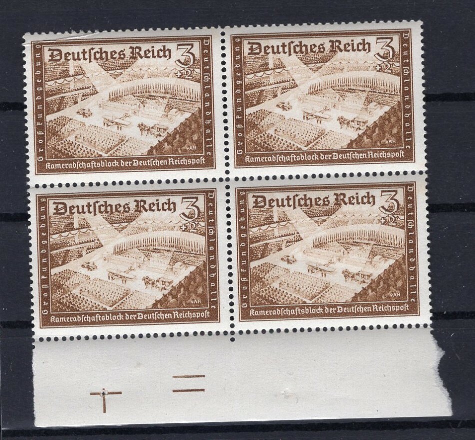 Third Reich 702 Block of Four** MNH Mint Never Hinged 64EUR (R4896