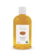 Flax Seed Oil Virgin USDA Certified Organic by Soapeauty