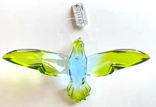 Ganz Crystal Expressions Acrylic Hummingbird Ornament Green & Blue 7"