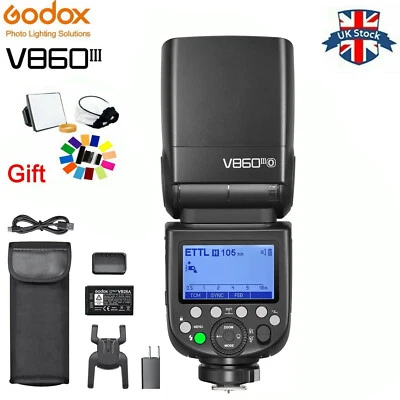 Godox V860III-O 2.4G TTL HSS Li-Ion Flash Speedlite Luz para Cámara Olympus Reino Unido