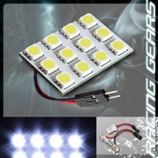 1x White 12 Smd Led Replacement Interior Dome Map Light T10  Festoon Adapters