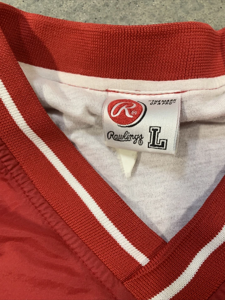 Vintage Red Rawlings Jacket Size Men's L “The Mark of a Pro” - Image 3 of 4
