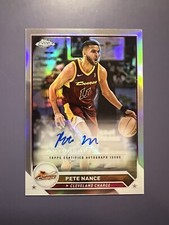 2023-24 Topps G League Pete Nance Chrome Refractor Auto SP