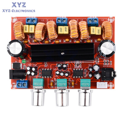 2.1 Channel Digital Subwoofer Power Amplifier Board TPA3116D2/XH-M139 2x50W+100W