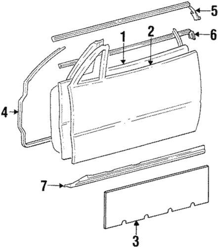 Burlete para Mercedes-Benz (N/P 129-720-05-24)