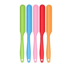 5 Pack Silicone Jar Spatula Jam Spreader for Peanut Butter Baking Cake Icing