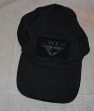 Condor Strapback Tactical Adjustable Black Hat