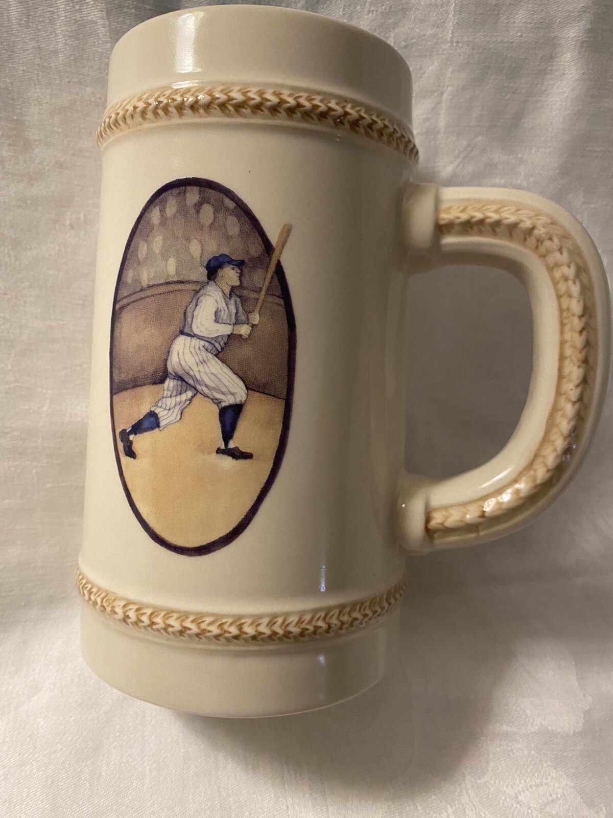BABE RUTH NY YANKIES CERAMIC BEER STEIN RUSS BERRIE MUG | eBay