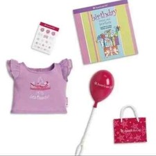 American Girl Doll Red Birthday Balloon Party Celebration Goody Bag
