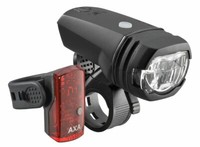 Axa Akku Led Beleuchtungsset Greenline 50 Lux, Usb Ladebuchse Stvzo 2 Modi